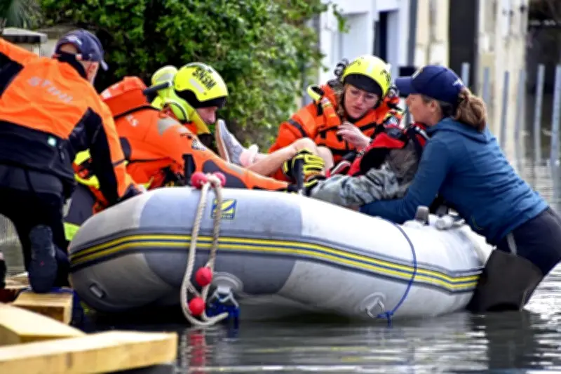 La SNSM de La Tremblade au secours des sinistrés des inondations à Saintes