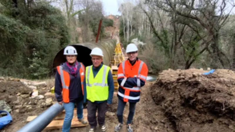 Lagamas : le remplacement vital du siphon centenaire pour l'irrigation agricole