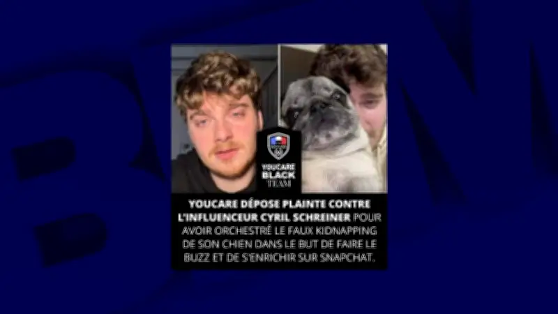 L'association Youcare porte plainte contre l'influenceur Cyril Schreiner pour son faux kidnapping canin