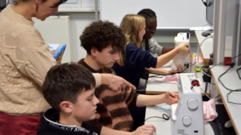 Laurence Gaidan initie les collégiens à la couture pour lutter contre la fast fashion