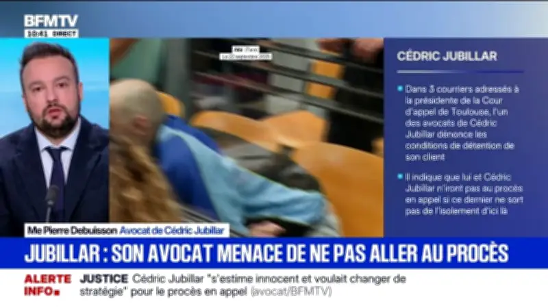 L'avocat de Cédric Jubillar dénonce une écoute illégale et des conditions de détention assimilées à de la torture