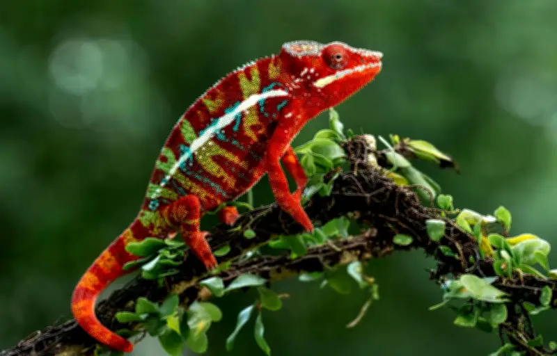 Le caméléon révèle ses secrets : communication, pas camouflage