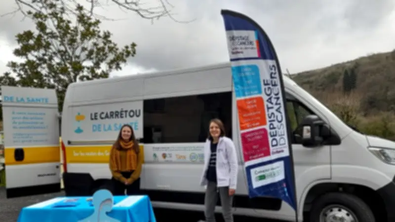 Le Carrétou de la Santé s'arrête à Ladoux pour des soins et prévention en milieu rural