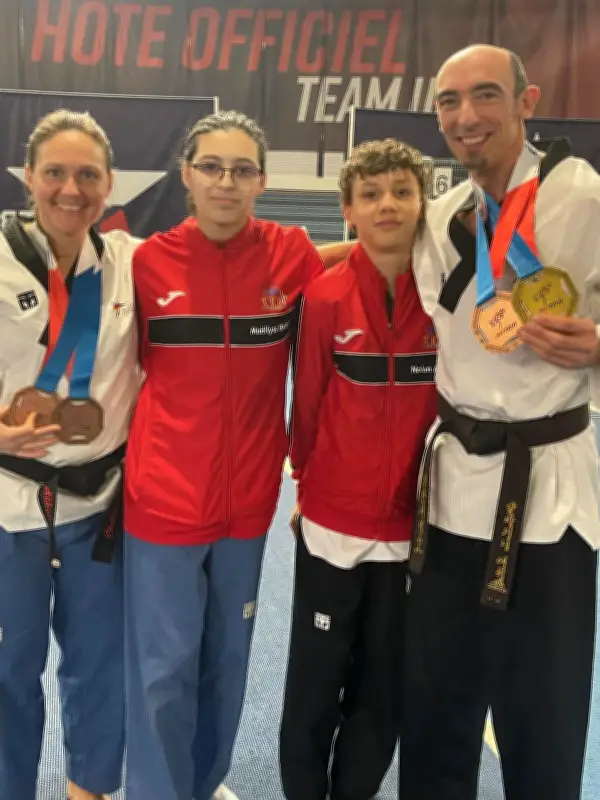 Le club Challengers Taekwondo brille au championnat de France Poomsae avec un 8e titre