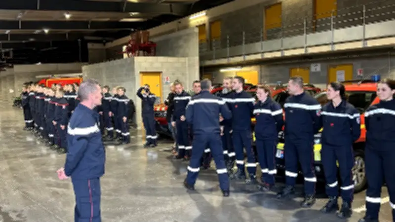 Le colonel Sébastien Paletti rencontre les pompiers du Gard pour une gouvernance de terrain