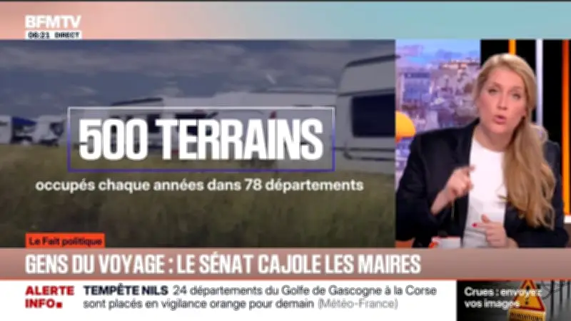 Le Sénat adopte une loi pour durcir le stationnement des gens du voyage