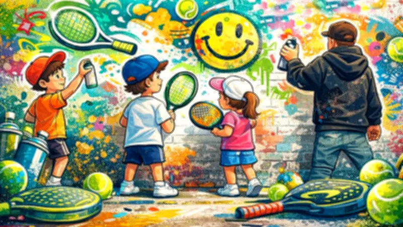 Le TC Marseillan transforme son mur en fresque géante avec les jeunes joueurs