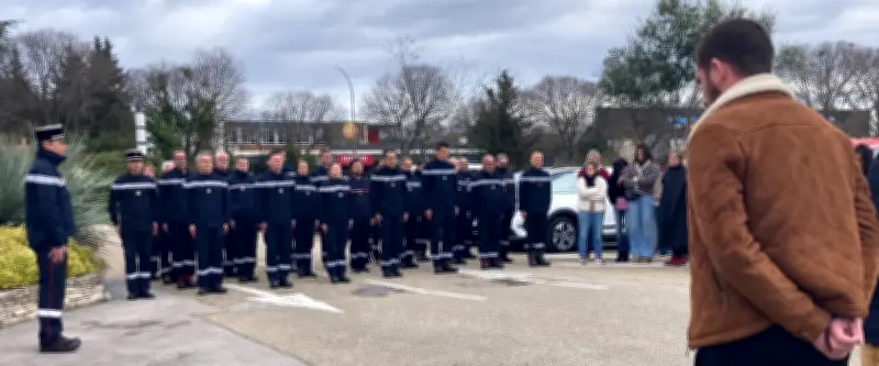 Les pompiers du Gard rendent hommage aux deux secouristes décédés dans le Puy-de-Dôme