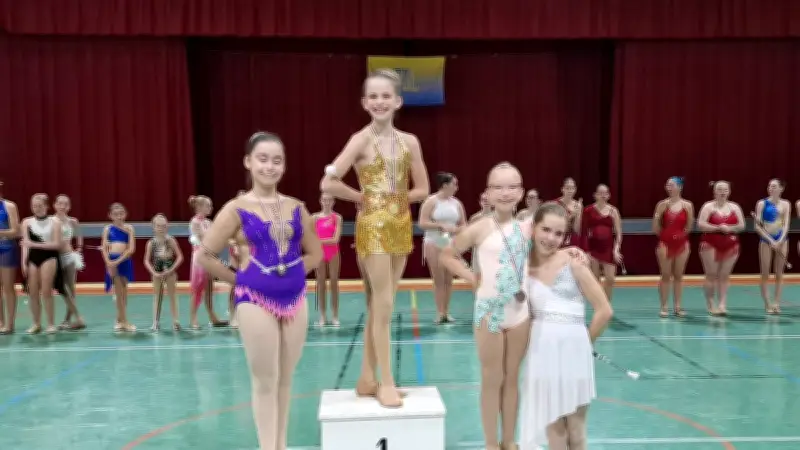 Les Twirleuses de Salindres Brillent et Récupèrent une Pluie de Médailles au Championnat Départemental