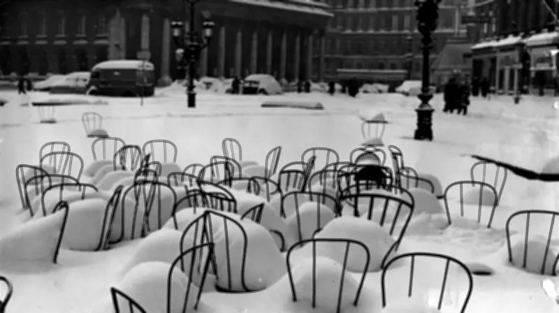 L'hiver 1956 : quand Bordeaux se transformait en station de sports d'hiver