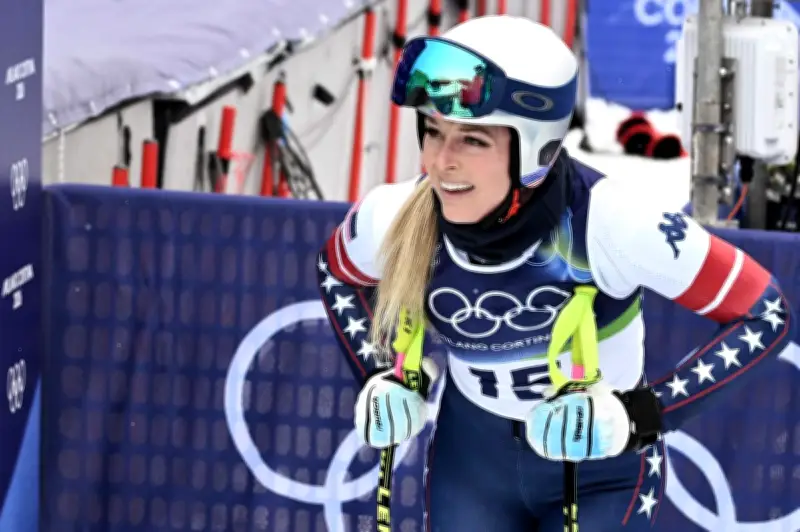 Lindsey Vonn, blessée aux JO, affirme n'avoir aucun regret après sa chute