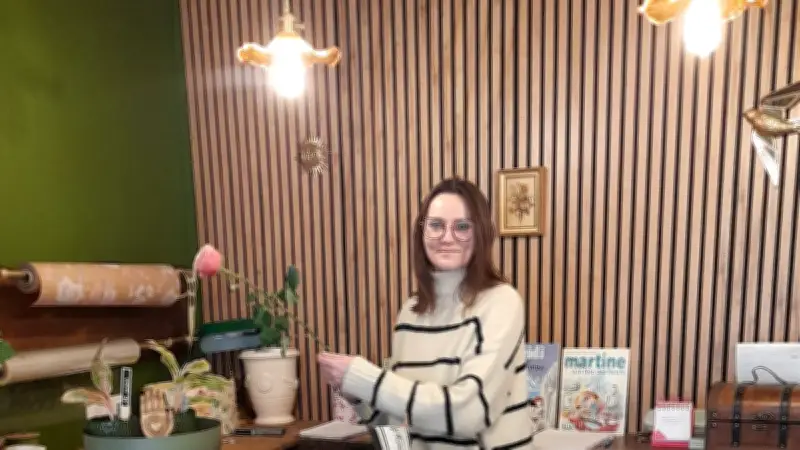 Léna Castelo ouvre sa boutique florale 'Les pensées de Léna' à Saint-Jean-du-Gard