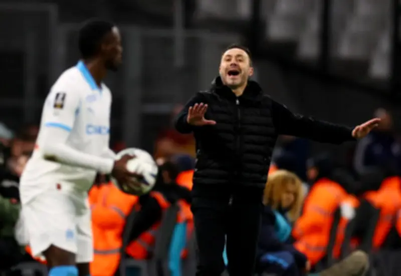 L'OM se sépare de Roberto De Zerbi après une série de mauvais résultats