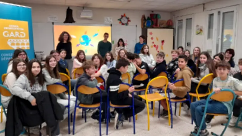 Loqmane Bahri en résidence au collège Lapierre : des élèves créent des films sur les migrations