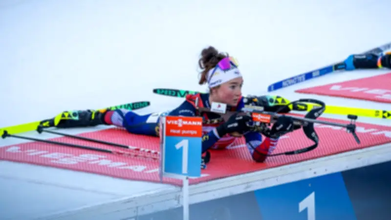 Lou Jeanmonnot, la gâchette d'argent du biathlon français aux JO 2026