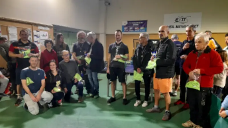 Lozère : une cinquantaine de participants à la rencontre départementale de tennis de table des foyers ruraux