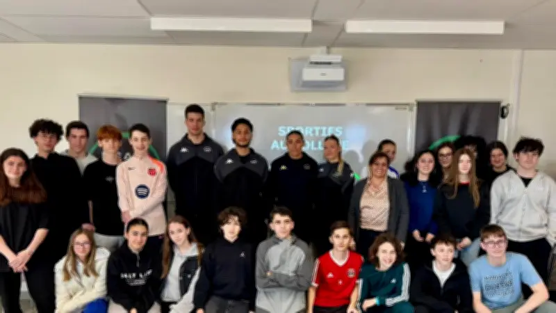 L'Usam Nîmes au collège Trintignant : une nouvelle étape pour l'opération Sportifs au collège