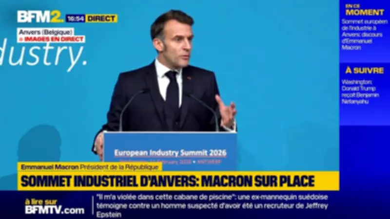 Macron appelle à une dette commune européenne pour rivaliser avec les États-Unis et la Chine