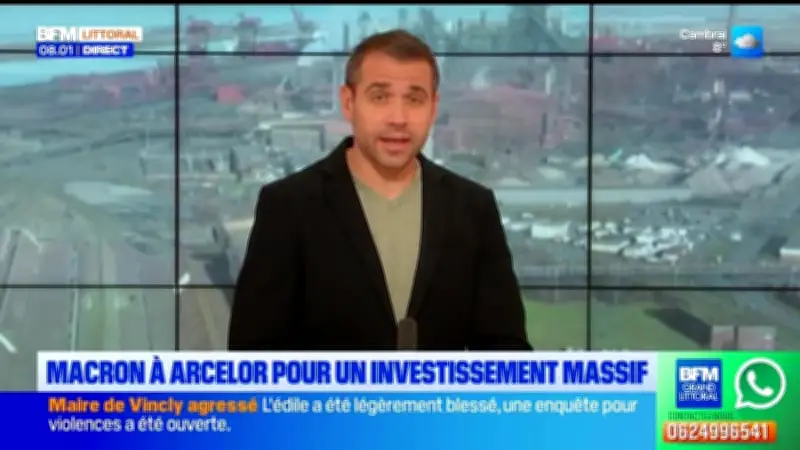 Macron à Arcelor pour un investissement massif, actualités du littoral