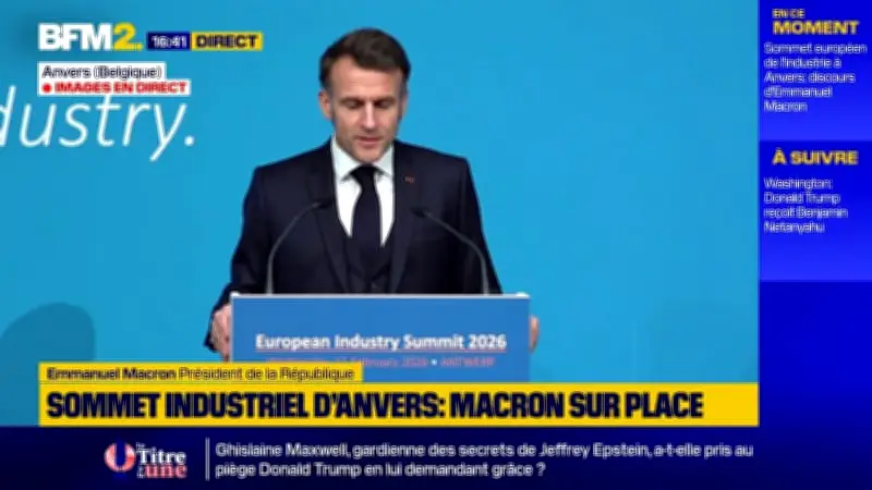 Macron plaide pour une Europe indépendante et souveraine face aux défis mondiaux