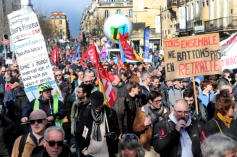 Manifestations massives contre la réforme des retraites dans le Sud-Ouest en 2023