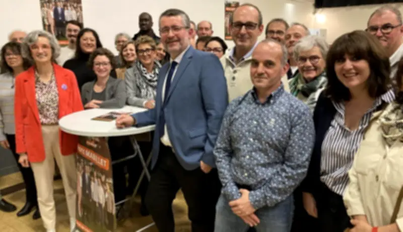 Marc Mabillet présente sa liste Tarnos Ensemble pour les municipales