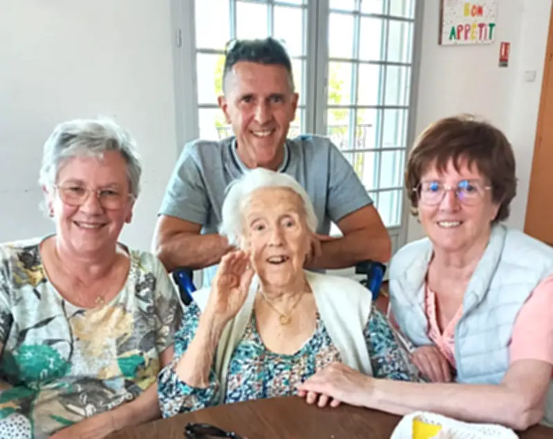 Marie-Louise Villenave fête ses 100 ans à l'Ehpad Andaula d'Ustaritz