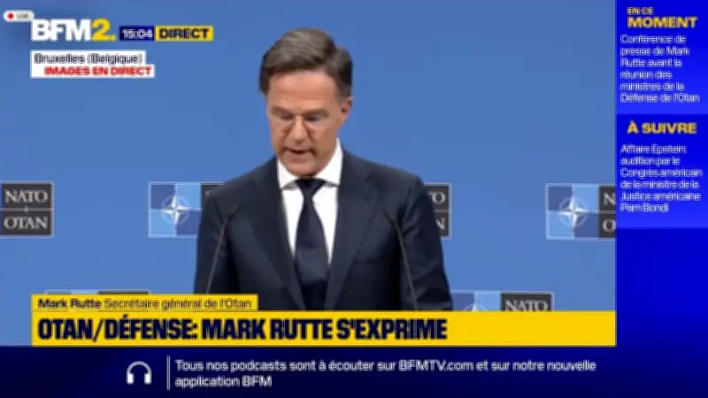 Mark Rutte salue les progrès de la défense européenne, une priorité pour l'OTAN