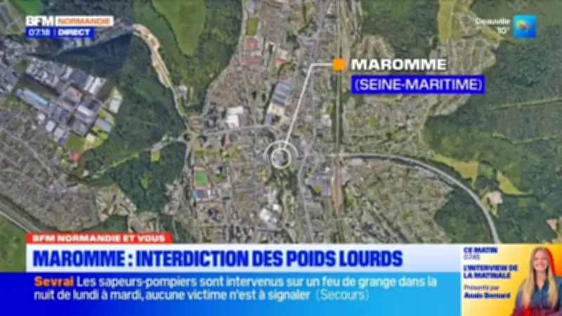 Maromme interdit les poids lourds pour lutter contre la pollution et le bruit