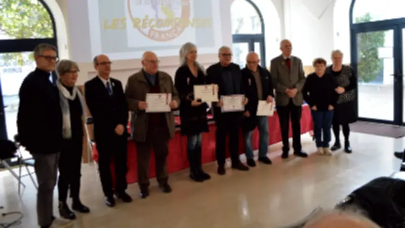Médailles et mémoire honorées à Montagnac lors de l'assemblée du Souvenir français