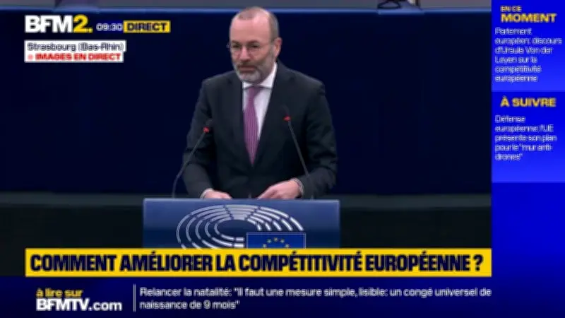 Mercosur : le chef du PPE Manfred Weber critique la position d'Emmanuel Macron