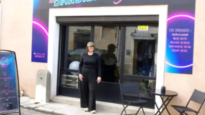 Meryl Mateu, 25 ans, ouvre son salon de coiffure masculin à Milhaud