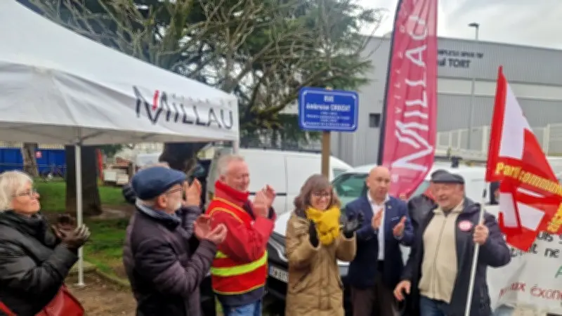 Millau honore Ambroise Croizat, père de la Sécurité sociale, en renommant une rue