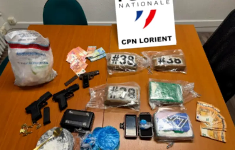 Morbihan : une importante saisie de cocaïne et d'armes après une longue surveillance policière