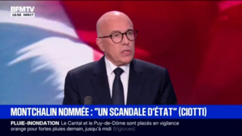 Nomination d'Amélie de Montchalin à la Cour des comptes : Éric Ciotti dénonce un choix 