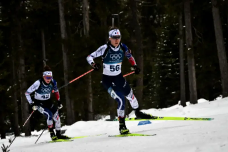 Océane Michelon décroche l'argent olympique en biathlon pour ses premiers Jeux