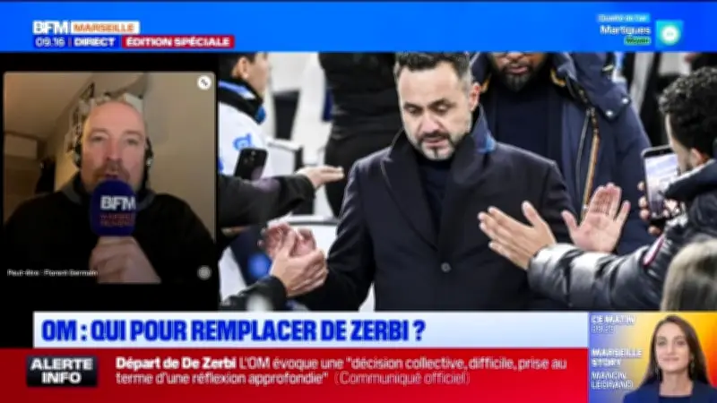 OM : Florent Germain de RMC Sport analyse la succession de De Zerbi