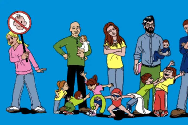Philippe, père de 4 enfants, exaspéré par la montée du mouvement « no kids »