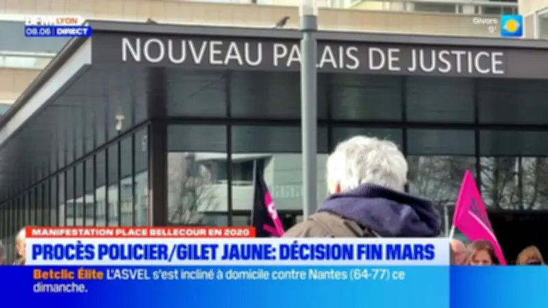 Policier soupçonné de matraquage d'un Gilet Jaune à Lyon : jugement fin mars