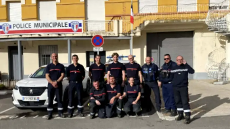 Policiers et pompiers de Roquemaure renforcent leur coordination lors d'un exercice commun
