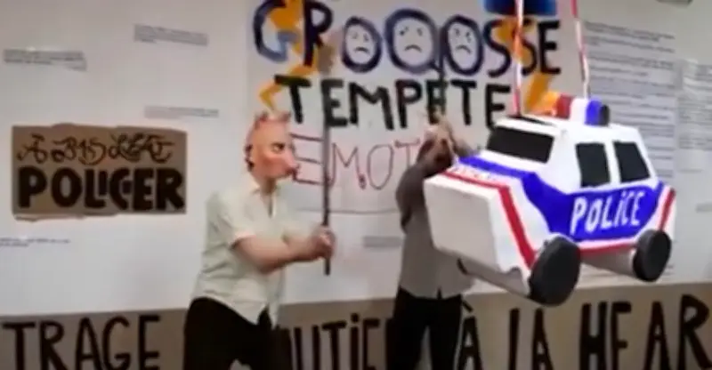 Polémique à Bordeaux : la destruction d'une piñata police saisit la justice