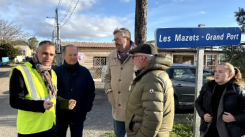Port des Mazets : le chantier de rénovation des voies conchylicoles est en cours
