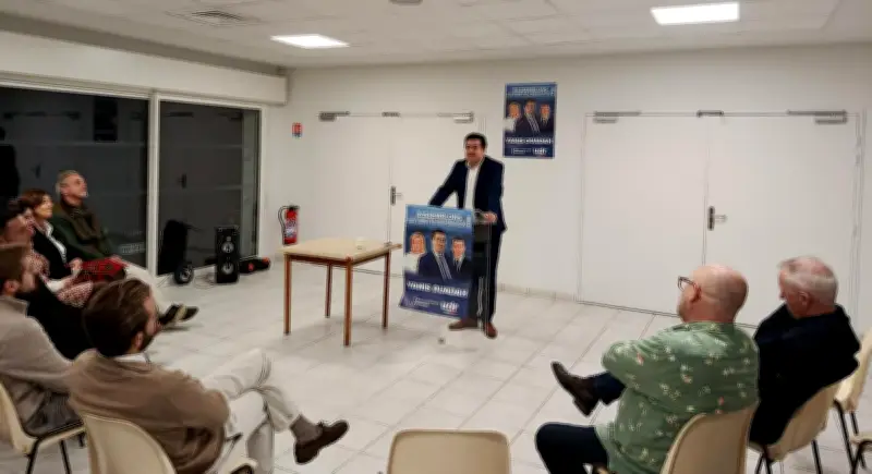 Première réunion publique de Yannis Ouadah (RN-UDR) à La Teste-de-Buch : sécurité et urbanisme au cœur du discours