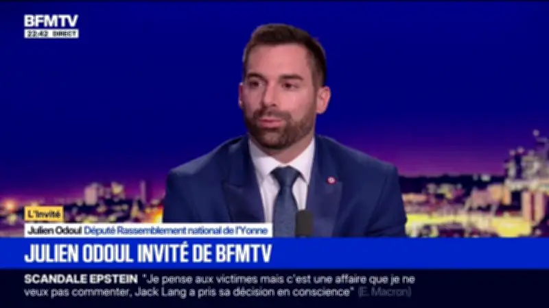 Procès du RN : Julien Odoul, député de l'Yonne, garde espoir pour Marine Le Pen
