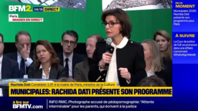 Rachida Dati critique Anne Hidalgo sur l'écologie lors des municipales