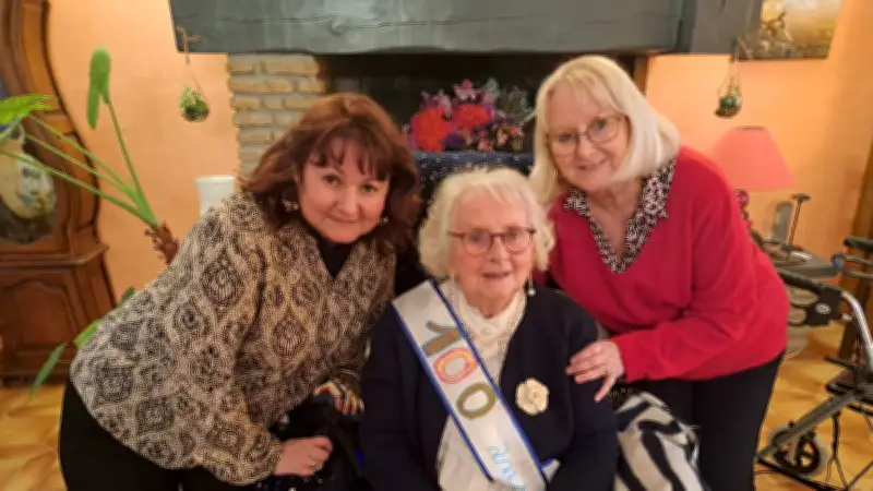 Renée Quentin, 100 ans : quatre générations réunies pour un message de paix