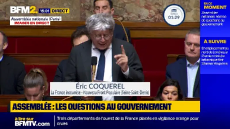 Éric Coquerel dénonce la nomination d'Amélie de Montchalin à la Cour des Comptes