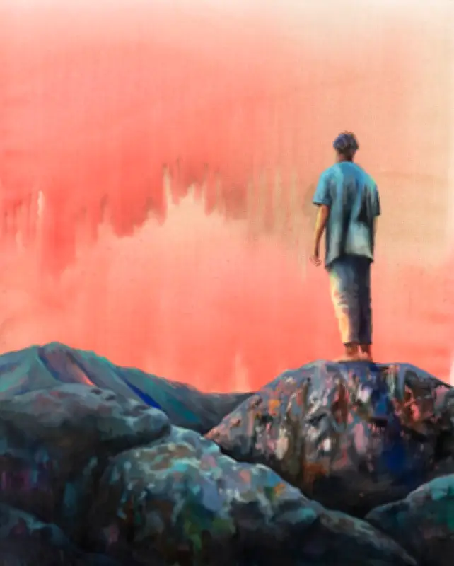 Romain Bernini explore la photographie en peinture dans 'Voyage à Giphantie'