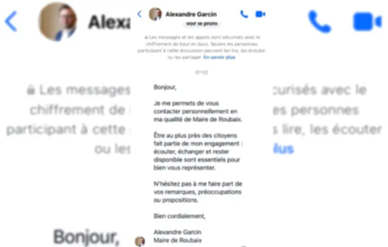 Roubaix : un faux compte Facebook usurpe l'identité du maire Alexandre Garcin en campagne