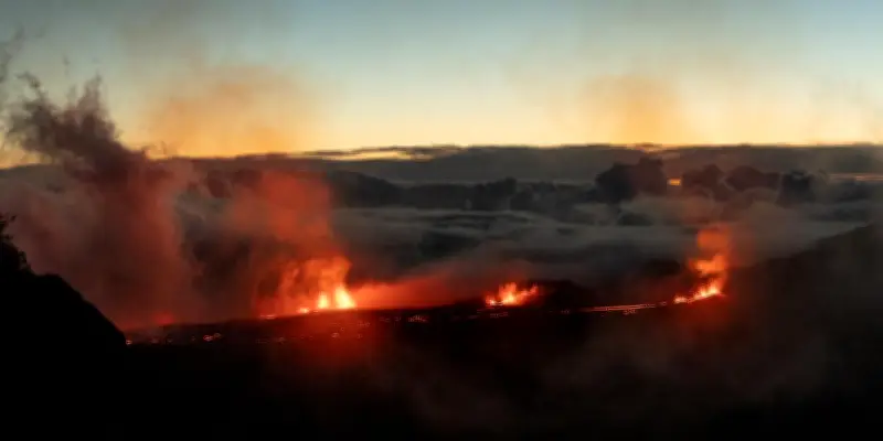 Éruption du Piton de la Fournaise : une prédiction scientifique confirmée à La Réunion